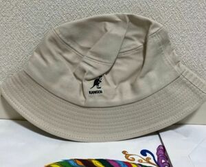 Kangol カンゴール　バケットハット　ナイロン　ベージュ　メンズ　レディース