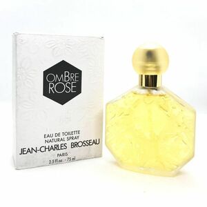 JEAN CHARLES BROSSEAU ジャン シャルル ブロッソー オンブル ローズ EDT 75ml ☆残量ほぼいっぱい　送料350円