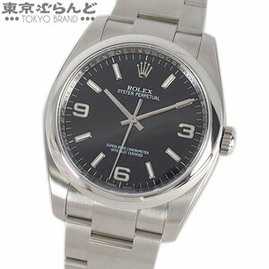 101676781 ロレックス ROLEX オイスターパーペチュアル 日本限定 116000 ブラック SS 腕時計 メンズ 自動巻 オイスターブレス M番 未使用