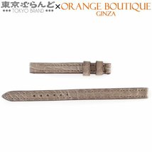 101676191 エルメス HERMES ベルト Z刻印 グレー系 アリゲーター 腕時計ベルト レディース 幅8mm_画像1