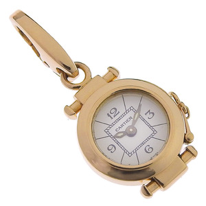 CARTIER Cartier Pacha *du* Cartier clock charm pendant top K18YG lady's [H152623708] used 