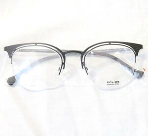 Police glasses frame OffSide9 VPL263 half rim . less glasses Police case attaching .