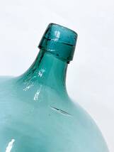 レトロ デミジョンボトル ガラス瓶 硝子瓶 ガラスボトル ヴィンテージ インテリア 置物 ディスプレイ フラワーベース_画像3
