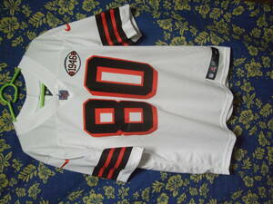 Cleveland Browns fan .!!*NIKE Cleveland Browns 80Landry game jersey *L( abroad size )* new goods!