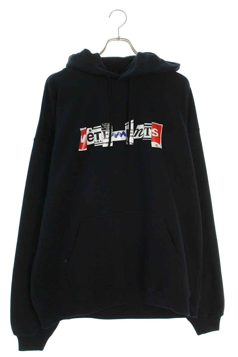 ヴェトモン VETEMENTS 23AW UE54HD260X サイズ:S 袖ロゴアナーキー