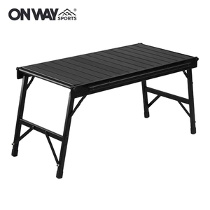 *ONWAY* on way * folding aluminium u draw table *OW-8242 black * camp table *IGT table * limited amount *2