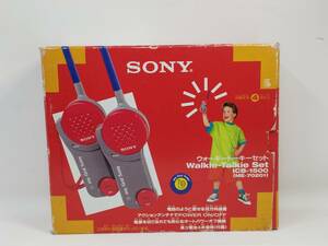 My First SONY ICB-1500 WALKIE-TALKIE War key to- key transceiver ME-70201 my First Sony my * First * Sony box opinion 