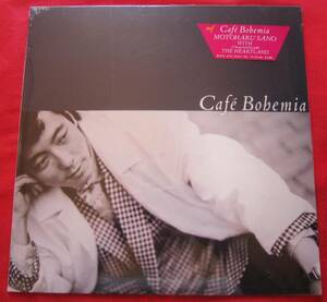 未開封品■佐野元春（MOTOHARU　SANO　WITH　THE　HEARTLAND）■　Cafe　Bohemia　1986　■　国内盤帯付きLPレコード