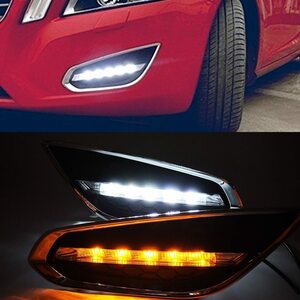 ボルボ S60 V60 2011～2013 ライトオフスタイルリレーABS車DRL 12V LED