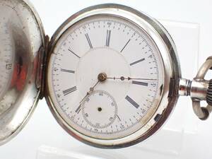 * quotient павильон часы 0.800 печать полная масса 123.62g серебряный цвет механический завод карманные часы античный антиквариат художественное изделие коллекция 070534