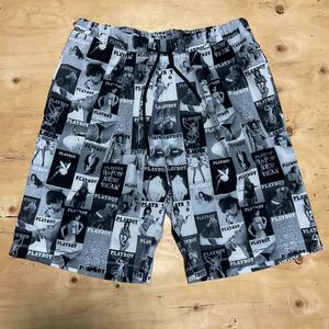 -PLYA BOY x FREEK'S STORE LIMITED- MULTI PIN-UP GIRL SHORT PANTS プレイボーイ　フリークスストア別注　限定