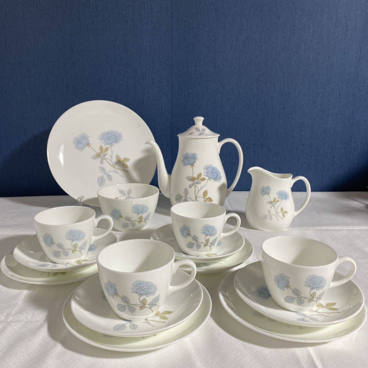 WEDGWOOD ウェッジウッド アイスローズ 6人用 ティーセット コーヒー