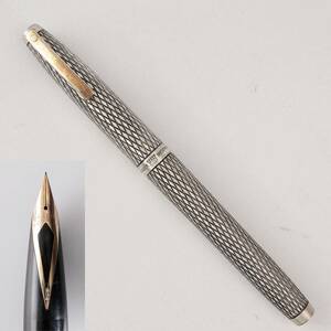 **SHEAFFER Sheaffer fountain pen STERLING SILVER pen .14K# sterling silver silver 14 gold # Vintage **