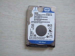 ☆WD5000LPCX 7mm 2.5インチHDD 500ＧＢ (6193時間）☆4092