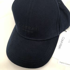 [ free shipping ] Calvin Klein cap navy hat cap black navy blue 