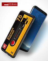 Galaxy S9 Plus ケース ギャラクシー S9 プラスケース SC-03K SCV39 docomo au サンスム スマホケース 背面カバー　テープデザイン_画像2