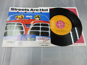 藤原美穂 MIHO/Streets Are Hot/カリフォルニア・クライシス主題歌 シングル 1986 /和モノ/シティ・ポップ/AOR/city pop/当時新品購入 美盤