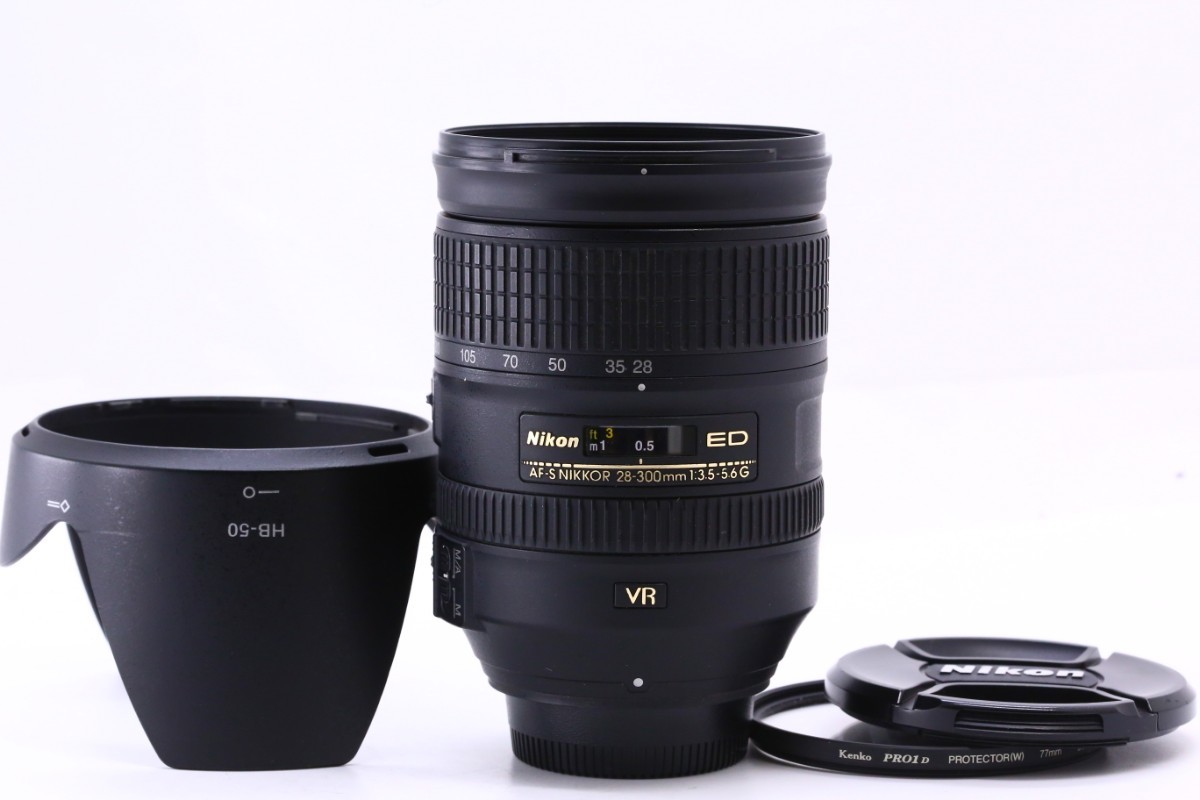 極上品】 Nikon ニコンAF-S NIKKOR 28-300mm F3.5-5.6G ED VR #10138