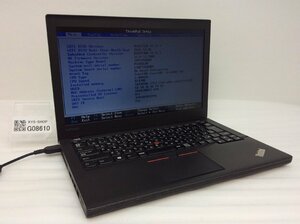 LENOVO 20F5S50Q00 ThinkPad X260 Intel Core i5-6300U メモリ8.19GB SSD128.03GB OS無し【G08610】