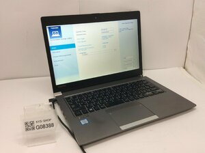 ジャンク/ TOSHIBA dynabook R63/B PR63BBAAD4CAD81 Intel Core i5-6300U メモリ4.1GB ストレージ無し 【G08388】