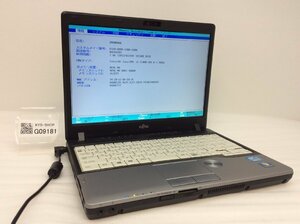 ジャンク/ FUJITSU FMVNP8AE LIFEBOOK P772/G Intel Core i5-3340M メモリ4.1GB ストレージ無し 【G09181】