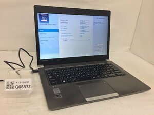 TOSHIBA dynabook R63/P PR63PEAA647AD81 Intel Core i5-5200U メモリ4.1GB SSD128.03GB OS無し【G08672】