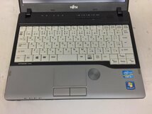 ジャンク/ FUJITSU FMVNP8AE LIFEBOOK P772/G Intel Core i5-3340M メモリ8.19GB ストレージ無し 【G09227】_画像4