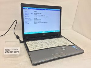 ジャンク/ FUJITSU FMVNP8AE LIFEBOOK P772/G Intel Core i5-3340M メモリ8.19GB ストレージ無し 【G09227】