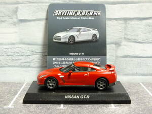 1/64　京商　スカイライン＆GT-R　ミニカーコレクション　日産　GT-R　R35　レッド