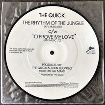 【Disco & Soul 7inch】Quick / The Rhytm Of The Jungle(Picture Disc) _画像2