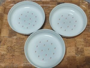 Noritake ノリタケ 日本の食器 1392 3個セット 水玉 ドット 花柄 昭和レトロ レトロモダン ヴィンテージ