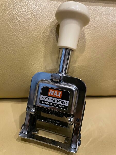 最終値下げ 超美品！　MAX AUTO-NUMBER 607A ナンバリングスタンプ 本体のみ