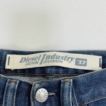 美品 DIESEL Industry ディーゼル ストレートデニムパンツ ジーンズ ボトムス レディース ネイビーブルー サイズW26*EC386_画像5