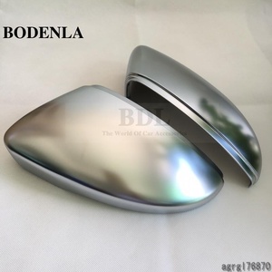 BODENLA mat chrome mirror cover rearview mirror cap housing VW Passat B7 CC Jetta MK6 Beetle for 