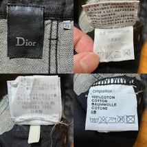 ディオールオム 2008AW ラスター 加工 デニム ジーンズ dior homme 国内正規品_画像4