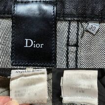 ディオールオム 2007AW ラスター 加工 デニム ジーンズ dior homme 国内正規品_画像2