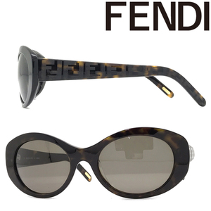 [ б/у ][ очень хороший ]FENDI солнцезащитные очки бренд Fendi черный R-FS5147-215