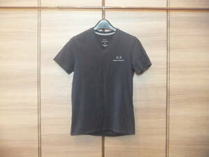 ★ ARMANI EXCHANGE（アルマーニエクスチェンジ）　半袖VネックTシャツ　ネイビー　XS ★