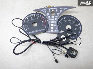 保証付 点灯OK!! Racing Dash レーシングダッシュ DA64W エブリィ ワゴン ELメーター パネル AT用 棚2Z10