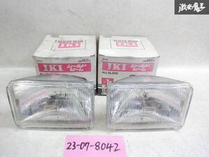 新品 未使用 IKI ハロゲンランプ 汎用ランプ ヘッドライト シールドビーム 角目 12V50W 左右セット 棚2P10