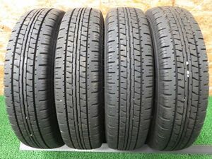 ダンロップ ENASAVE VAN01 165R14 LT 4本SET／2021年製8.5~9.5分山オンロード／中古 特筆すべき損傷はなし／本州四国九州4,500円／手渡し可