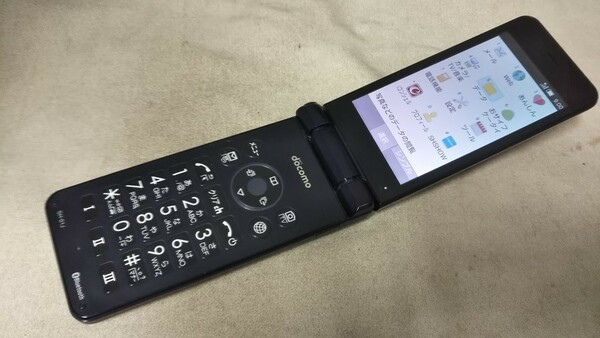 DG4574 docomo SIMフリー AQUOSケータイ SH-01J SHARP 4Gガラホ 簡易確認＆簡易清掃＆初期化OK 判定○ 送料無料 Webにてロック解除手続済