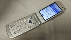 DG4631 docomo FOMA らくらくホン F-09B FUJITSU 富士通 ガラケー 折畳式 簡易動作確認＆簡易清掃＆初期化OK 判定○ 送料無料　