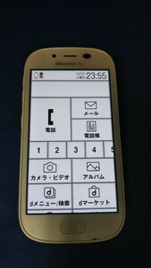 DS297 docomo Xi らくらくスマートフォン3 F-06F FUJITSU　富士通 4Gスマホ 簡易動作確認＆簡易清掃＆初期化OK 判定○ 送料無料 現状品