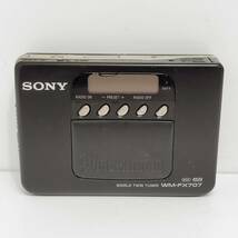 ●ソニー WM-FX707 Walkmanラジオカセットプレーヤー SONY ウォークマン ポータブル オーディオ 音響機器 屋外 RADIO CASSETTE PLAYER N409_画像2