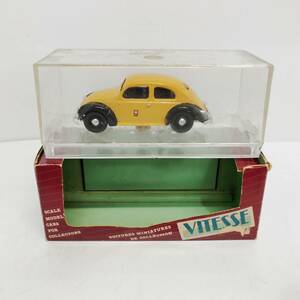 * Vitesse Volkswagen minicar VITESSE yellow VOLKSWAGEN Beetle Portugal made miniature 1949 S2097