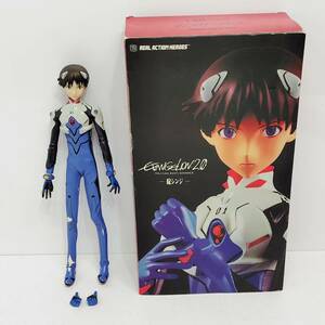 ●エヴァンゲリオン新劇場版: 破 リアルアクションヒーローズ-449 碇シンジ フィギュア EVANGELION:2.0 プラグスーツ M1105