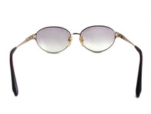 N9467-30 ONDINE オンディーヌ 眼鏡 メガネ めがね メガネフレーム 度入り アイウェア 色付き 610 チタン TITANIUM レッド×ゴールド系_画像2
