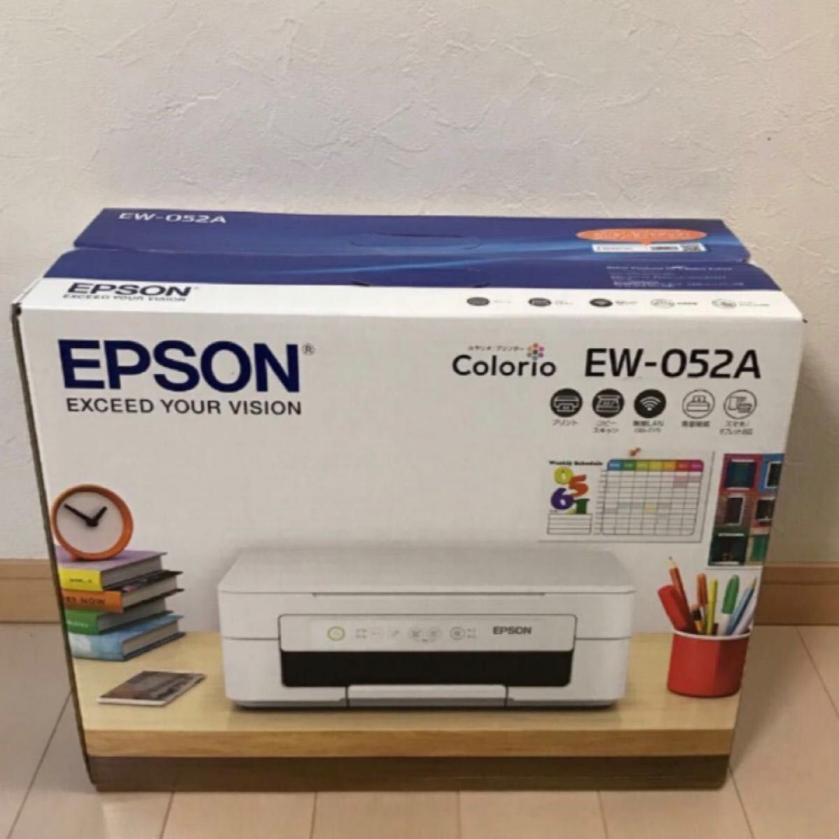 新品未開封 EPSON 複合機 カラリオ EW-052A インク付属｜PayPayフリマ