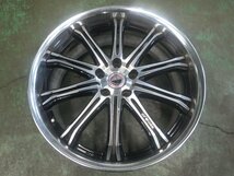 【個人宅配不可】中古 WORK シュバート SW1 20x8.5JJ 5H 114.3 20インチ アルミホイール 4本セット (棚5258-401)_画像3